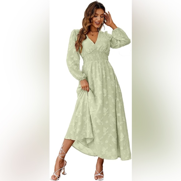 Simple Dresses & Skirts - Elegant Green Maxi Dress